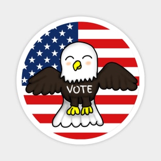 Cute Eagle Vote Magnet